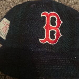 Black Cap with Red B Logo